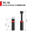 thumbnail image 1 of Graphics Card GPU Holder Support Vertical Telescopic Rotating Stand Bracket Aluminum Alloy Video Card Sag Holder Desktop PC Case Black VC16, 1 of 6