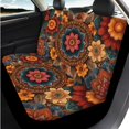 thumbnail image 3 of KUIFORTI Mandala Print Car Seat Cover Set Easy Installation Set 14 Pcs Aotumotive Interior Sets Car Armrest Cushion Universal Fit Cars SUV Trucks Comfortable Breathable, 3 of 7