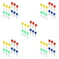 thumbnail image 2 of Guardoinrt 12 Pcs/ensemble Fléchettes Magnétiques Ailes en Plastique Forte Adhérence Réutilisables Pratiques Remplacement de Sécurité Fléchettes Jouets pour Enfants 5ensemble, 2 of 6