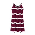 thumbnail image 4 of bnaln Ladies Dresses Womens Summer Beach Sundress Cover Ups Striped Printed Above the Knee Dresses Athletic Casual Short Tank Dress Tshirts Dresses Sleeveless Mini Dress, 4 of 5