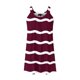 thumbnail image 5 of Vestido de Verano para las Mujeres Impreso sin Mangas Cuello Redondo, Suelto de Rodilla de Longitud Vestido Casual para la Primavera, 5 of 5