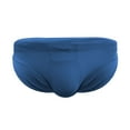 thumbnail image 6 of kpoplk Men's Sexy Color Matching Beach Swimwear Sport Shorts Swim Briefs Blue,M, 6 of 6