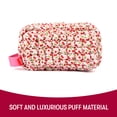 thumbnail image 5 of ZIPIT Puffy Pencil Case for Girls, Soft Quilted Pencil Pouch with Zipper, Aesthetic Stationery Organizer for School, Cosmetics & Travel, 5 of 8