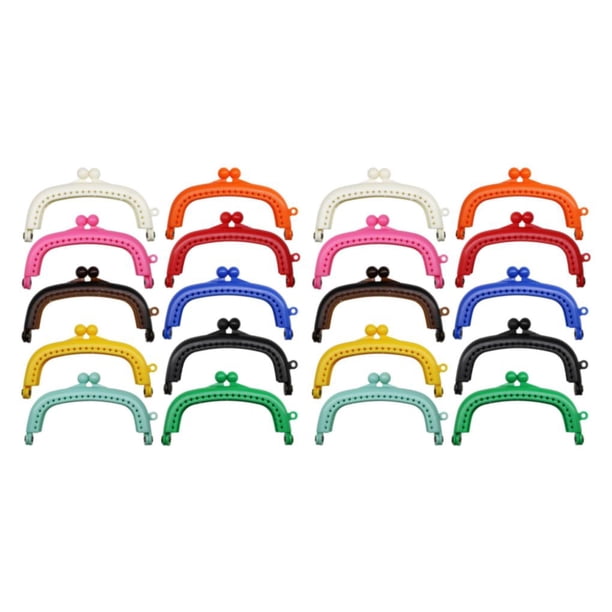 Sonducket 10Pc Wallet Coin Bag Kiss Clasp Metal Purse Frame Arch Making Lock Craft DIY Tipo 1 2Conjunto