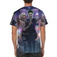 thumbnail image 2 of Harley Quinn Joker Poster T-Shirt for Men Novelty 3D Pritneted Casual Short Sleeve Tees Shirt Summer Street T Shirt Top, 2 of 7