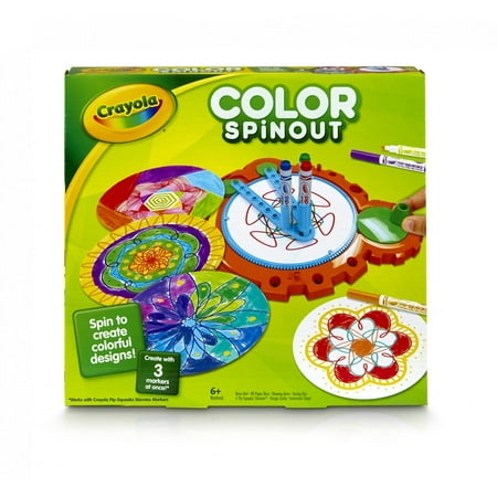 Crayola Color Spinout, Spin Art with Markers, Gift, Ages 5, 6, 7, 8,