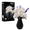 White, variant on Today Store Black Rose Flower Bricks Set with Vase – 3D Decorative Building Bouquet for Desktop Display.