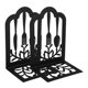 thumbnail image 1 of 1 par de sujetalibros para estanterías, diseño de vajilla, sujetalibros antideslizantes, soportes para sujetalibros, topes para libros, 1 of 6