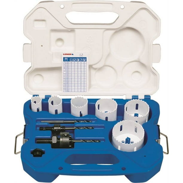 Lenox 30856C600L Hole Saw Kit BiMetal 9Piece