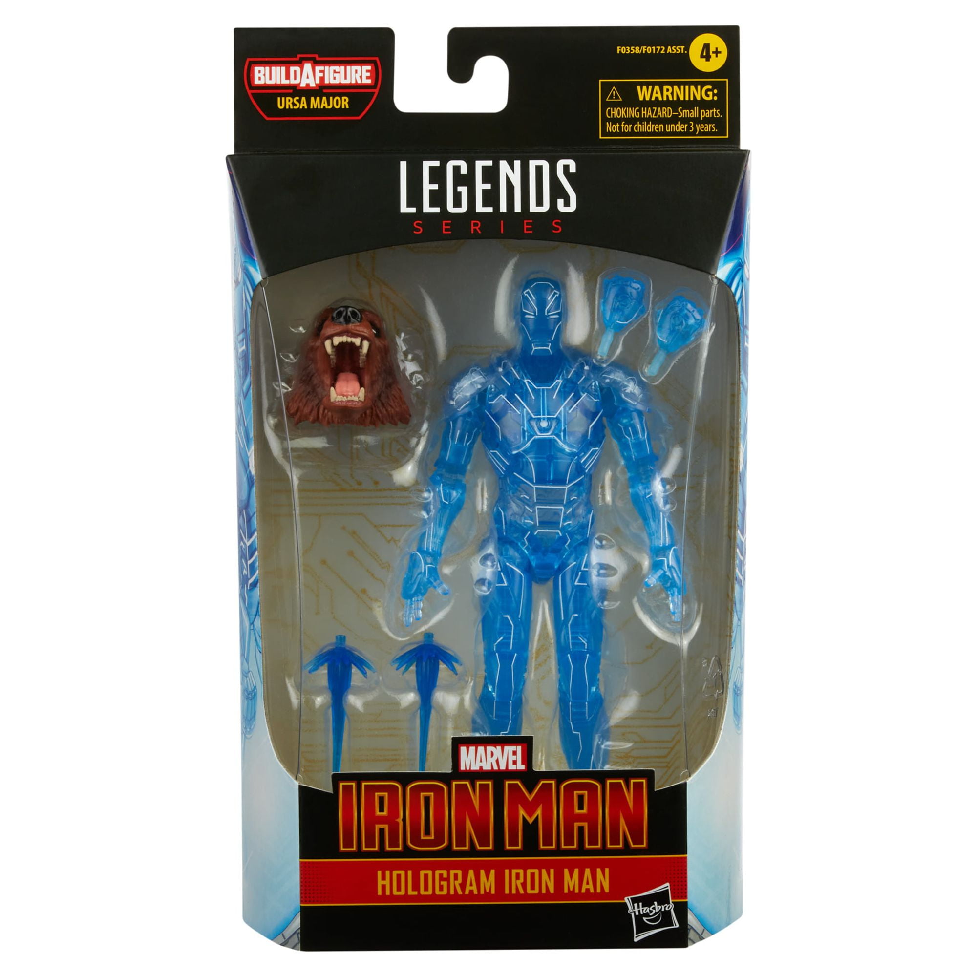 Marvel: Legends Series Hologram Iron Man Kids Toy Action Figure for Boys and Girls (6”)