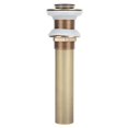 thumbnail image 1 of Brass Sink Drain Without Overflow, Kitchen Bathroom Drain Accessory, No Hole, 1 of 4