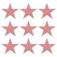 thumbnail image 1 of Estrella Recortes Papel Unique Bargains Oro Rosa 5.9 Pulgadas Paquete de 80, 1 of 5