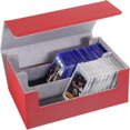thumbnail image 1 of Trading Card Storage Box  Playing Card Deck Organizer for 72 Magnetic Card 2 Rows Compatible with MTG TCG Card Holder Gathering Box Sports Card Carrying Case for Baseball Play Card, 1 of 6