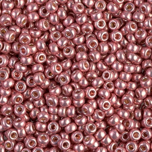 Duracoat Galvanized Dark Coral Miyuki Seed Beads 8/0 8-94209-TB