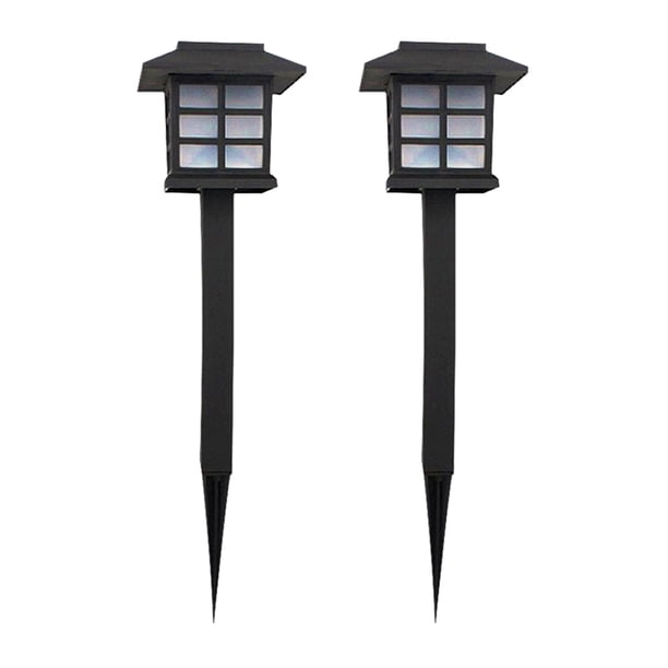 Juego de 2 Luces Led Solares para Césped para Exteriores para Decoración de Jardín MABOTO Luz del césped