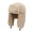 Khaki, variant on Women's Faux Fur Winter Trapper Hat Snow Camping Sports Bomber Hat Ski Trapper Trooper Pilot Hat with Ear Flaps Pink One Size