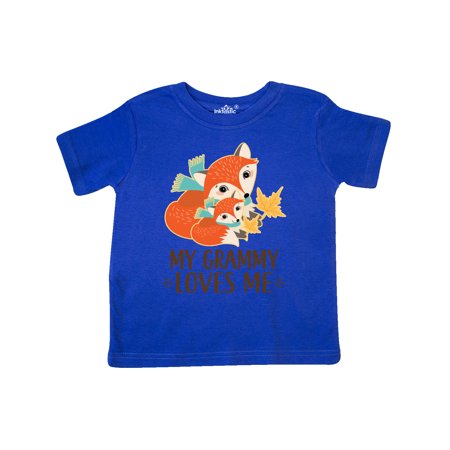 

Inktastic My Grammy Loves Me Fox Gift Gift Toddler Boy or Toddler Girl T-Shirt
