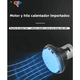 thumbnail image 4 of Pistola De Calor De 2000w Temperatura Regulable 5 Boquillas Lab.G, Negro, 4 of 5