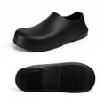 thumbnail image 6 of Pacefley Non-Slip Waterproof Work Shoes  Oil Resistant Breathable Mesh Comfort Chef Footwear Men's & Women's Versions Black Nurse Shoes Lightweight Girl Closed with Laces Anti Slip, 6 of 8