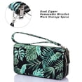 thumbnail image 6 of HAWEE Removable Wristlet Women's Casual Cell Phone Wallet, Banana Leaf, 6 of 7