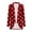 Rouge, variante sur Cardigans pour Femmes, Hauts d'Automne Tendance à Rayures, Chemises Ouvertes à l'Avant, Chic Décontracté, Blouses à Manches Longues, Manteau d'Extérieur, Vert Armée, 2TG