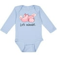 thumbnail image 3 of Inktastic Let's Relaxolotl with Sleeping Axolotls Boys or Girls Long Sleeve Baby Bodysuit, 3 of 5