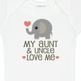 thumbnail image 4 of Inktastic Aunt and Uncle Love Me Nephew Boys or Girls Baby Bodysuit, 4 of 5