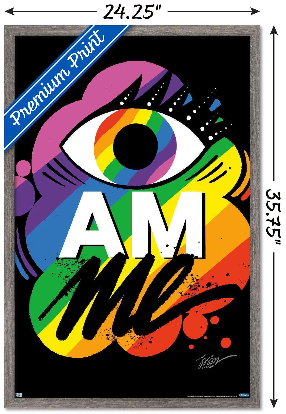 Jason Naylor - Eye Am Me Wall Poster, 22.375" x 34", Framed