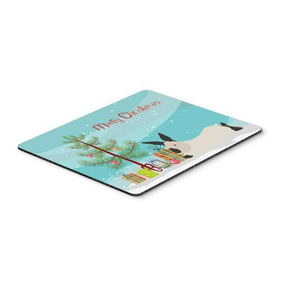 Carolines Treasures  California White Rabbit Christmas Mouse Pad - Hot Pad or Trivet