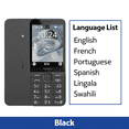 thumbnail image 3 of Teléfono móvil Nokia 220 4G con funciones, nuevo y original, 2024, doble SIM, pantalla de 2,8 pulgadas, batería de 1450 mAh, radio FM y Bluetooth, 3 of 5