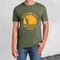 thumbnail image 2 of TrendOFT Mens Graphic Tees Unisex Graphic Printed Short Sleeve Crew Neck Casual Lightweight Everyday Fashion Tops Men's T-Shirts Army Green L, 2 of 6