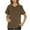 1Brown289, variant on Women'S T Shirts Work Tunic Pocket V Neck Healthcare Service Industry Staff Durable Easy Care Short Sleeve Solid Color Fashionable Cozy Outdoor Activities Tee