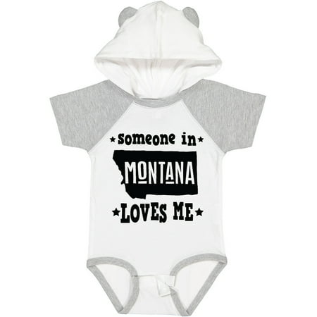 

Inktastic Montana Someone Loves Me Gift Baby Boy or Baby Girl Bodysuit
