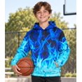 thumbnail image 6 of Aideaone Boys Hoodies 3D Graphic Sweatshirt Cool Lightweight Pullover Hoodie for Kids 6-16 Years, 6 of 7