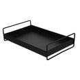 thumbnail image 4 of Raindrops Serving Tray Black 1Pcs Party Use, 4 of 8