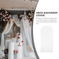 thumbnail image 3 of OULII Cadre d'Arche de Mariage Blanc Décoration Extérieure pour Couples Lot de 1, 3 of 8