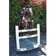 thumbnail image 5 of Life Size Horseback Rider Jumping Realistic Bronze Statue Size: 85" x 45" x 71"H, 5 of 12