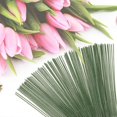 thumbnail image 3 of 100pcs Plastic Floral Stems Artificial Flower Rods Plant Wire Green Florist Wires, 3 of 3
