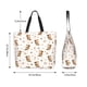 thumbnail image 5 of Balery Fall Squirrel Bolsa Tote Estilo Estético con Cremalleras, Bolsa de Hombro, Bolsa de Compras Grande y Plegable, 5 of 8