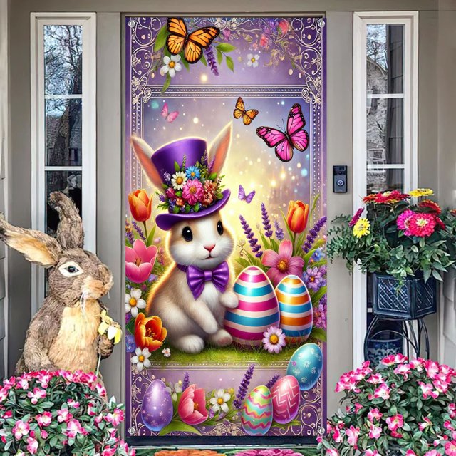 Decoraciones de Pascua, Adornos de Pascua, Regalos de Pascua Fondo de Pascua Tela Poliéster Ancho