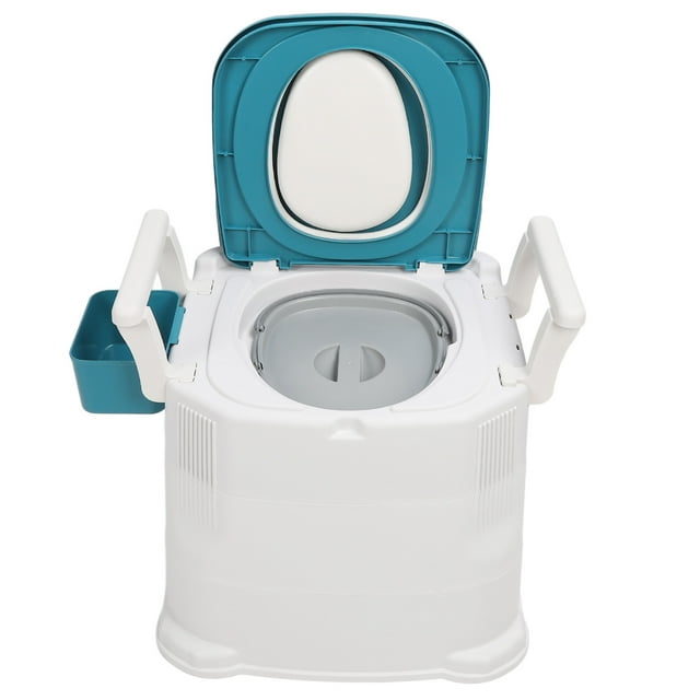 Inodoro inodoro en la noche, cubierta plegable de reposabrazos extraíbles inodoro de la silla de la noche para ancianos para uso en el HOGAR