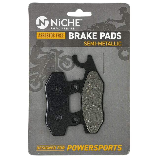 Niche Front Left Brake Pad Set for Yamaha Raptor 700 Semi-Metallic UTV 519-KPA2238D