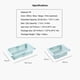 thumbnail image 1 of Organizador retráctil para refrigerador Cajón extraíble Clip para refrigerador Cesta debajo del estante para almacenamiento de cocina Se adapta a estantes para refrigerador de menos de 0.43 pulgadas yeacher estándar, 1 of 2
