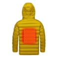 thumbnail image 4 of OGLCCG Heated Jacket for Kids Boy Girls USB Charge Lightweight Hooded Puffer Coat Winter Warm Windproof Heating Jackets without Power Pack, 4 of 5