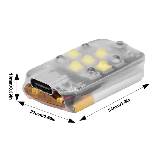 Luz estroboscópica para drones lámpara de advertencia anticolisión de 3 modos para DJI Avata Mini Mavic
