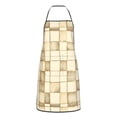 thumbnail image 3 of Anti-Fouling Belt Pocket Elasticated Apron - Non-Slippery Non-Fading Non-Shrinking Non-Crinkly Water-Repellent Beige Checked Hand-Drawn Sketch_1, 3 of 8
