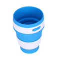 thumbnail image 3 of Taza 350ml Taza De Café Plegable De Silicona Taza De Té Portátil Tazas De Agua Taza Para Interior Al Aire LibreAzul, 3 of 7