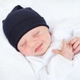 thumbnail image 2 of 6 Pack Baby Beanie Hats for Unisex Infant Toddler Cotton Beanie Newborn Hospital Hat for Boys Girls 0-6 Months, 2 of 8