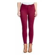 Seven7 Womens Size 6 (5-Pocket) Skinny Leg Ponte Legging Pants, Wine Tasting