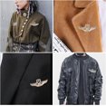 thumbnail image 6 of 4Pcs 2Colors Aviator Eagle Wing with Star Alloy Brooches for Backpack Clothes Decorations Party Anniversary Accessories Gifts Platinum and Light Gold 24x57x6mm Colorful, 6 of 6